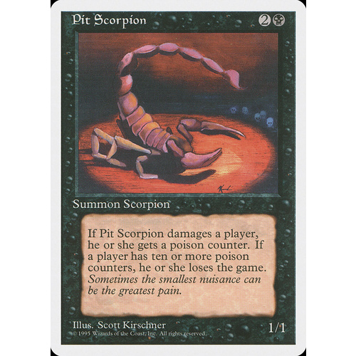 Pit Scorpion - 4ED