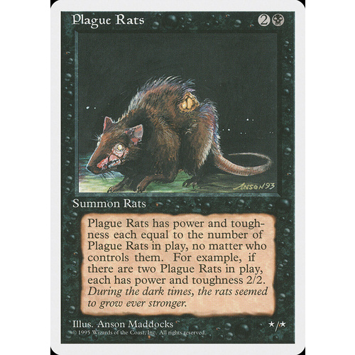 Plague Rats - 4ED