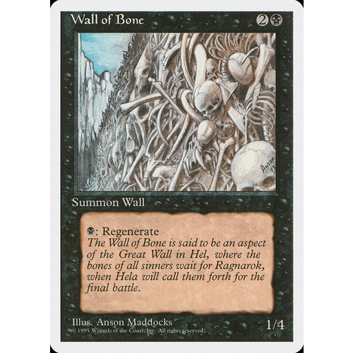 Wall of Bone - 4ED