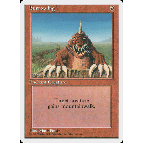Burrowing - 4ED