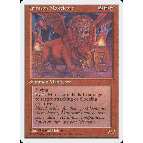 Crimson Manticore - 4ED