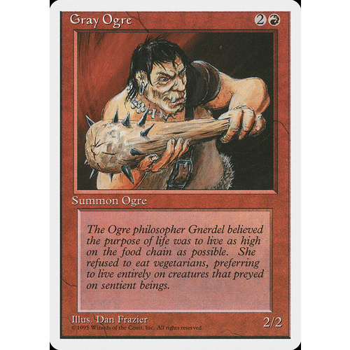 Gray Ogre - 4ED