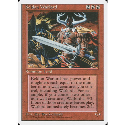 Keldon Warlord - 4ED