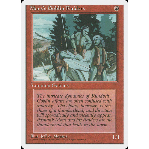 Mons's Goblin Raiders - 4ED