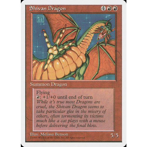 Shivan Dragon - 4ED
