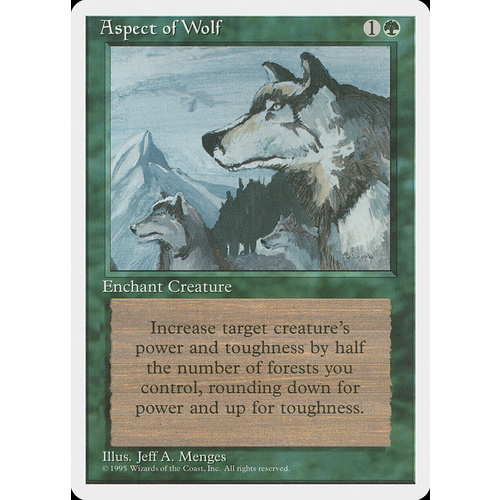 Aspect of Wolf - 4ED