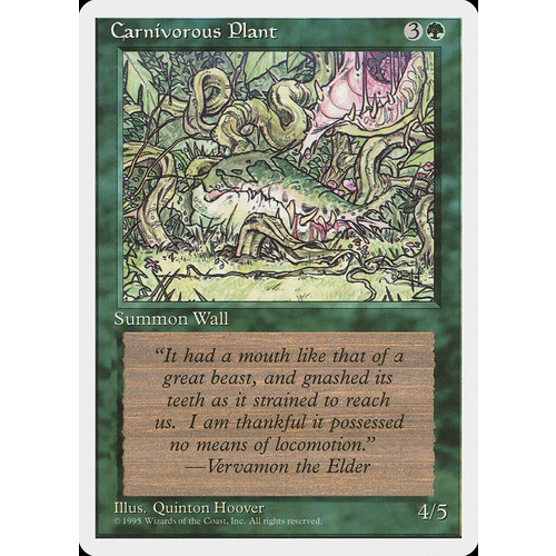 Carnivorous Plant - 4ED