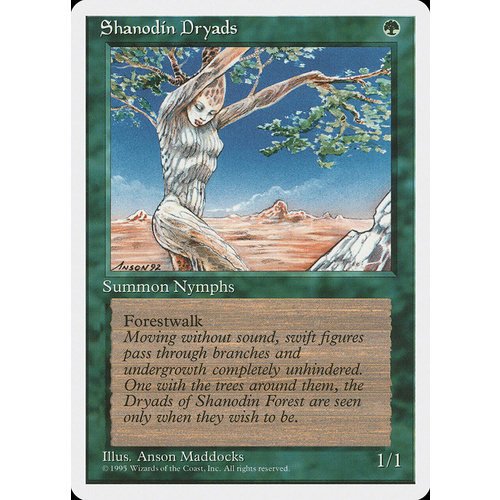 Shanodin Dryads - 4ED