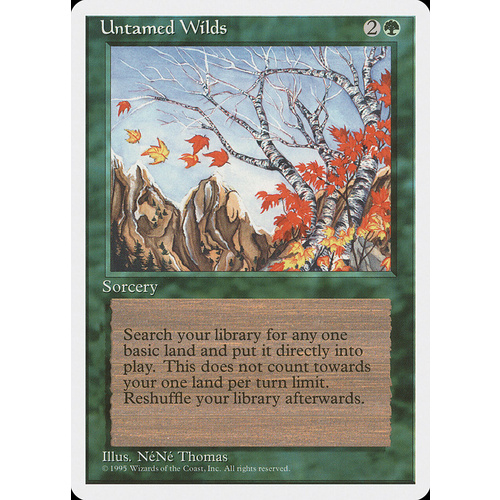 Untamed Wilds - 4ED