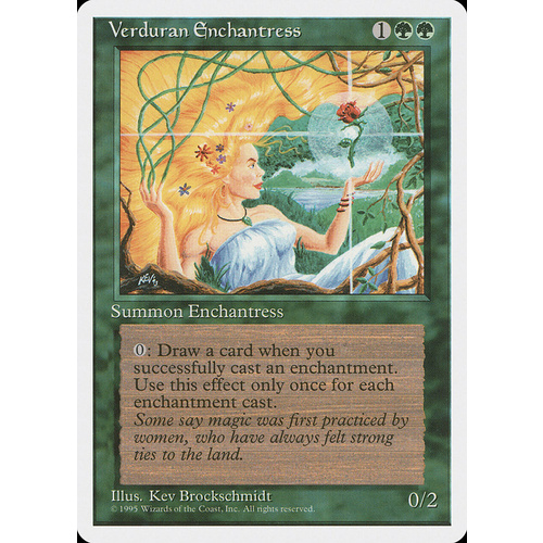 Verduran Enchantress - 4ED