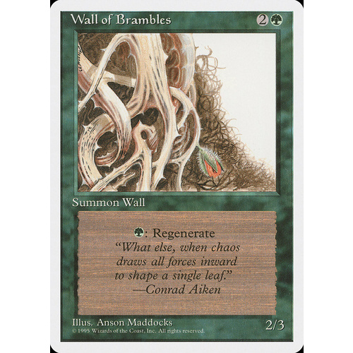Wall of Brambles - 4ED