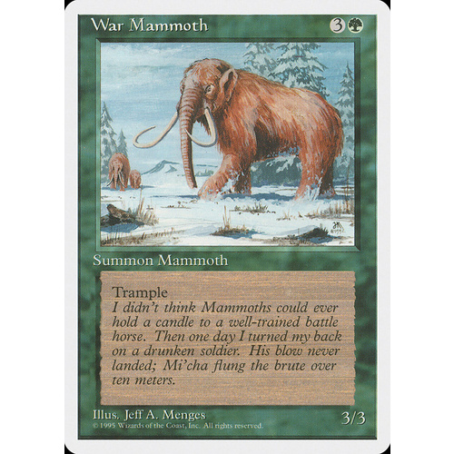 War Mammoth - 4ED