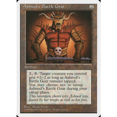 Ashnod's Battle Gear - 4ED