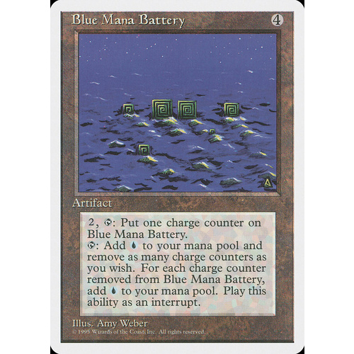Blue Mana Battery - 4ED