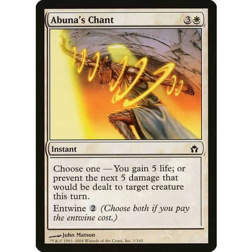 Abuna's Chant FOIL - 5DN