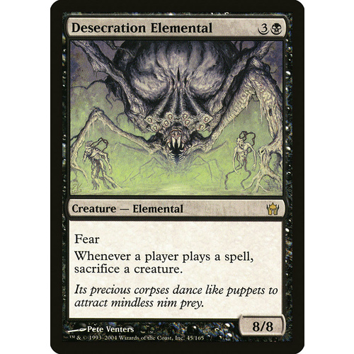 Desecration Elemental FOIL - 5DN