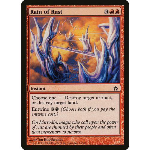 Rain of Rust FOIL - 5DN