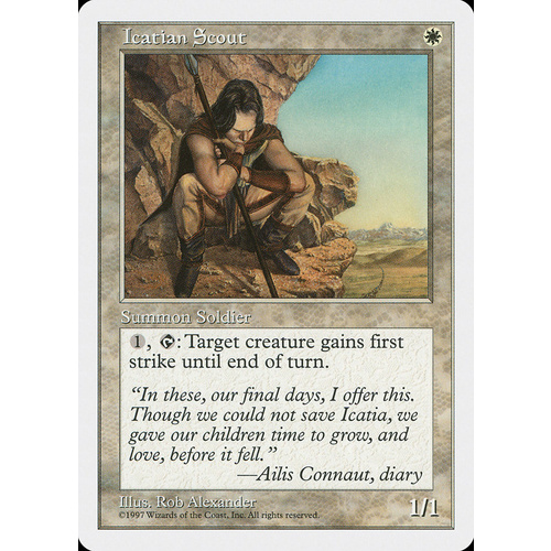 Icatian Scout - 5ED