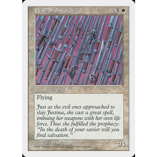 Wall of Swords - 5ED