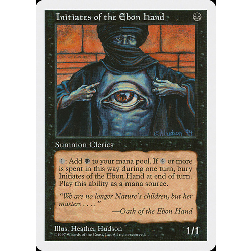 Initiates of the Ebon Hand - 5ED