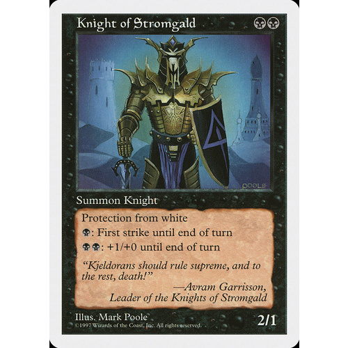 Knight of Stromgald - 5ED