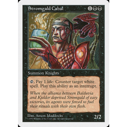 Stromgald Cabal - 5ED