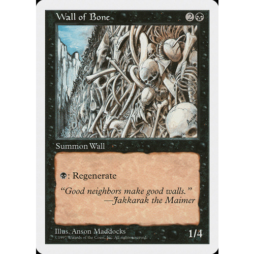 Wall of Bone - 5ED
