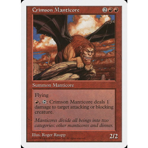 Crimson Manticore - 5ED