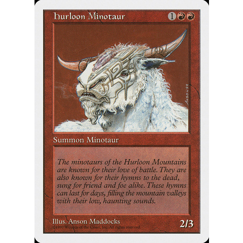 Hurloon Minotaur - 5ED