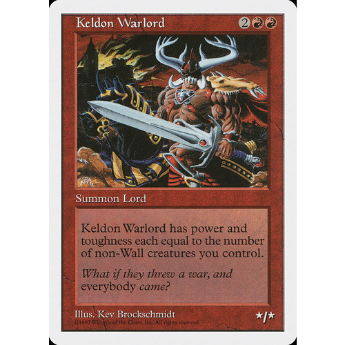 Keldon Warlord - 5ED