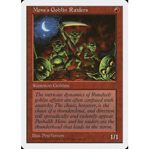 Mons's Goblin Raiders - 5ED