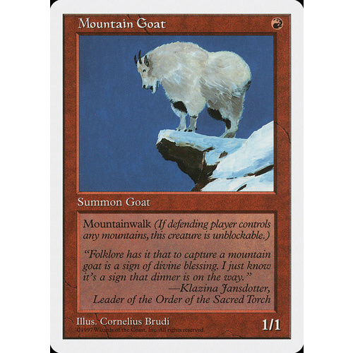 Mountain Goat - 5ED