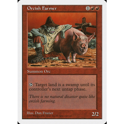 Orcish Farmer - 5ED