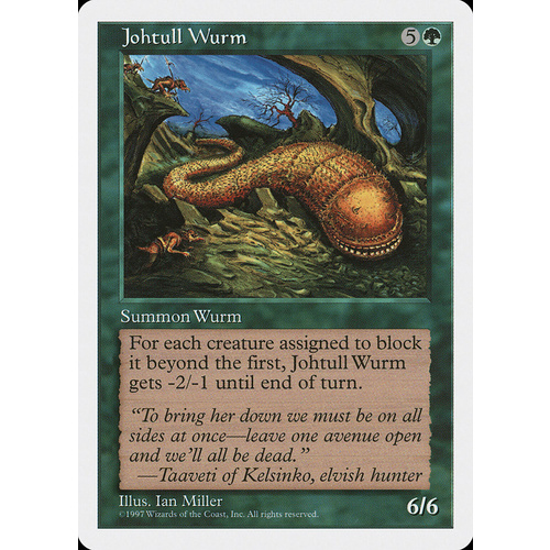 Johtull Wurm - 5ED