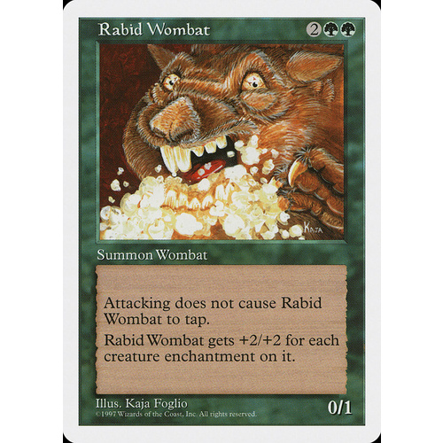 Rabid Wombat - 5ED