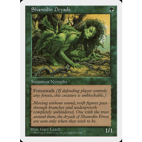 Shanodin Dryads - 5ED