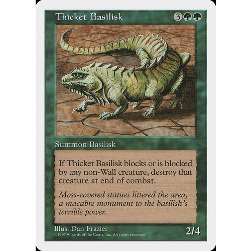Thicket Basilisk - 5ED