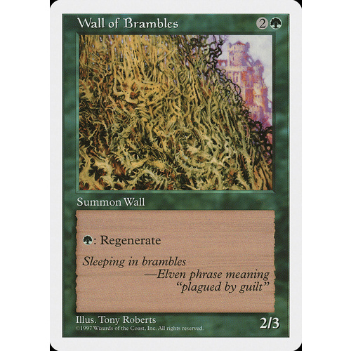Wall of Brambles - 5ED