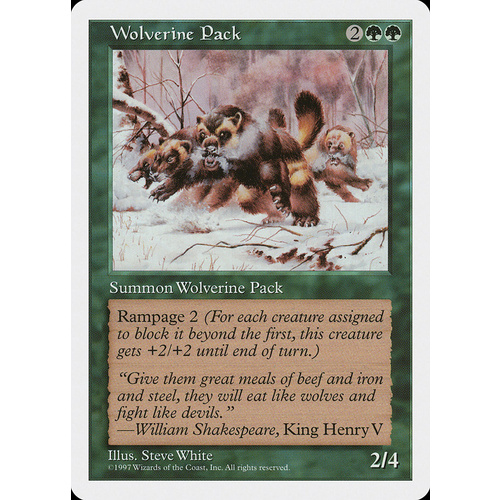 Wolverine Pack - 5ED