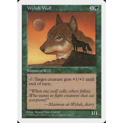 Wyluli Wolf - 5ED