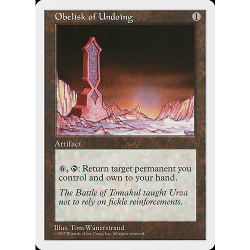 Obelisk of Undoing - 5ED