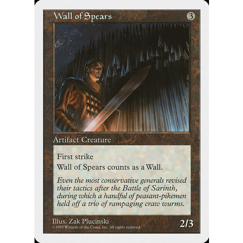 Wall of Spears - 5ED