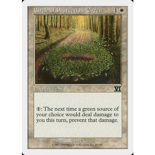 Circle of Protection: Green - 6ED
