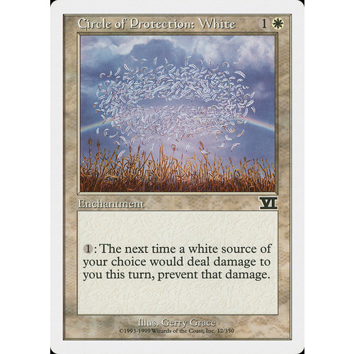 Circle of Protection: White - 6ED