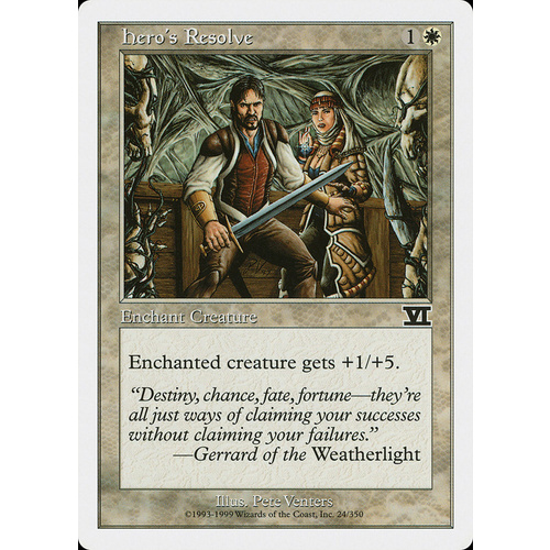 Hero's Resolve - 6ED