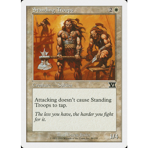 Standing Troops - 6ED
