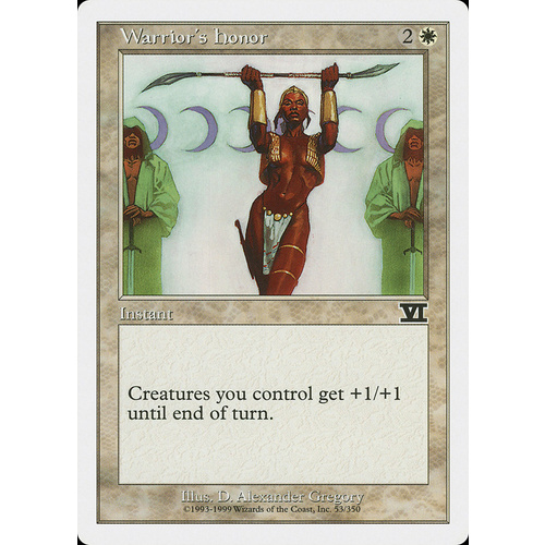 Warrior's Honor - 6ED