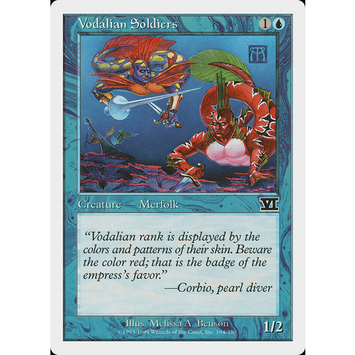 Vodalian Soldiers - 6ED