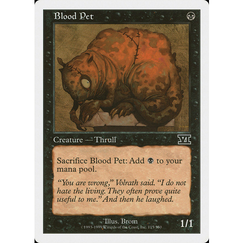 Blood Pet - 6ED