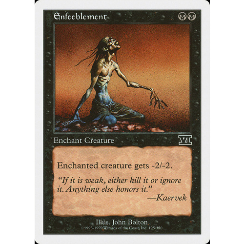 Enfeeblement - 6ED